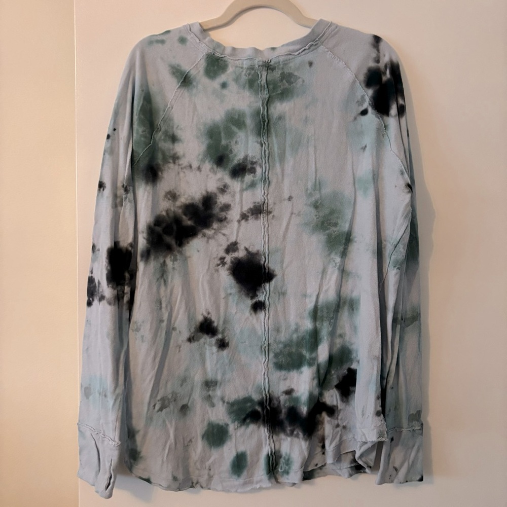 Free People Arden Washed Tie Dye Top Tunic - Picture 3 of 6